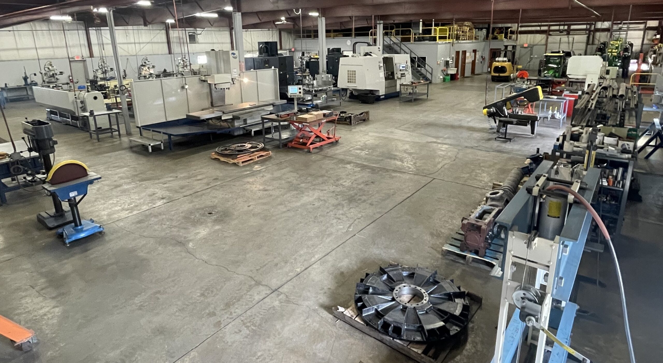 machine shop from rear